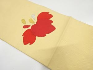 桐模様織り出し　名古屋帯